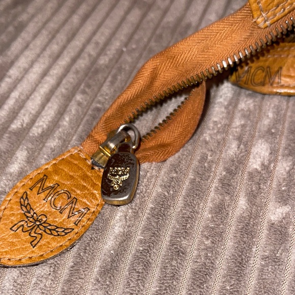 MCM Cognac Visetos Tote Bag - Picture 8 of 16